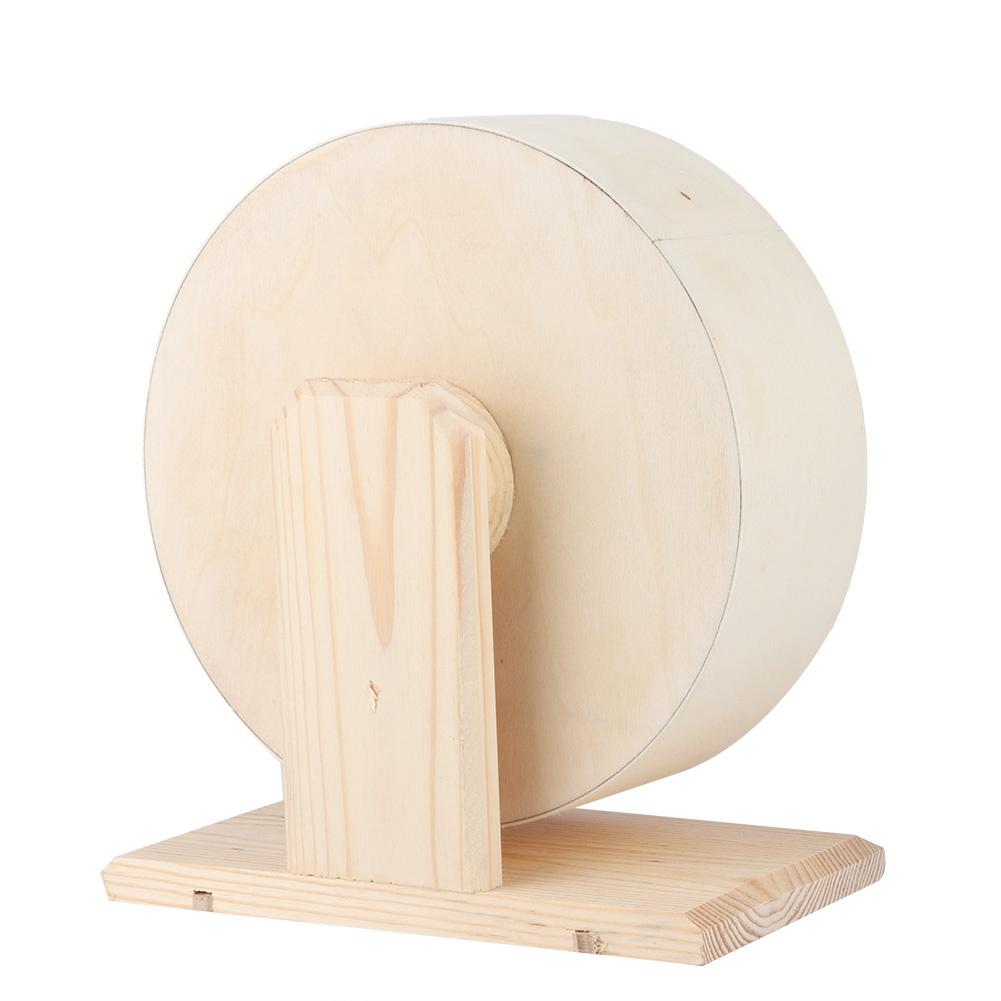 Хомяк Маленькие домашние животные Деревянный домик Забавное колесо Бег Отдых Гнездо Игра Упражнение Игрушка