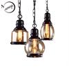 Modern Industrial Painted Glass Pendant Lamp LED E27 220V Edison Bulb Pendant Light Fixture Kitchen