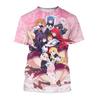 Summer High School DxD Anime Girl 3D Print T-Shirts Men Women Fashion Oversized Short Sleeve T Shirt Kids Tees Tops Man Clothing