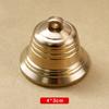 Copper Bell Diy Crafts Keychain Charms Hanging Pendants Jewelry Doorbell Ornaments For Home Office