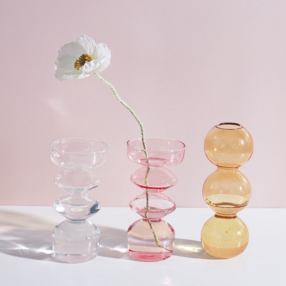 Plant Glass Bottle Weddings Parties Flower Pot Flower Vase Home Decoration Table Decor Glass Vase