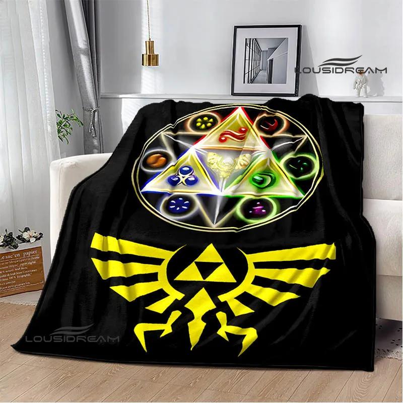 3D Z-Zeldas Cartoon blanket Warm Flannel blankets Soft and comfortable blanket Home Travel Blankets bed linings Birthday Gift