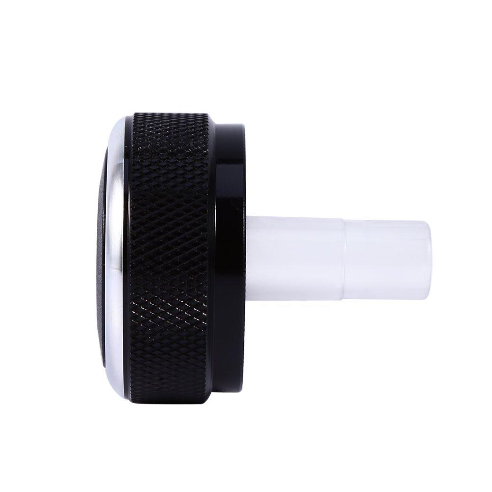 Панель переключателей автомобильного кондиционера, набор из 3 кнопок управления автомобильным кондиционером, замена кнопок автомобильного кондиционера, изготовленная из алюминия, большего размера 4,3x5