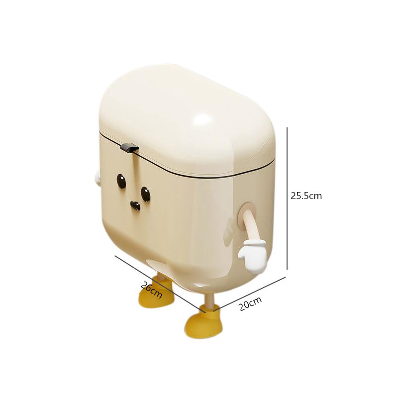 9/12 л мультяшный кухонный мусорный бак с крышкой, дверцы шкафа, подвесные мусорные баки для пищевых отходов, большая вместимость, корзина для мусора в ванной