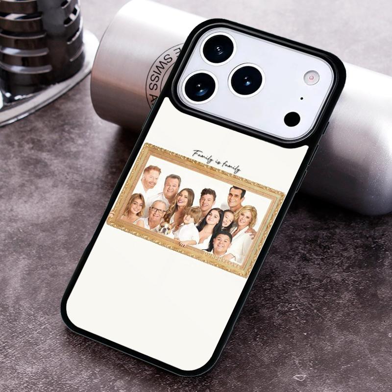 Modern Family Phone Case for iPhone 17 16 15 Pro Max Air 14 13 12 11 Plus Shockproof Capa Cover