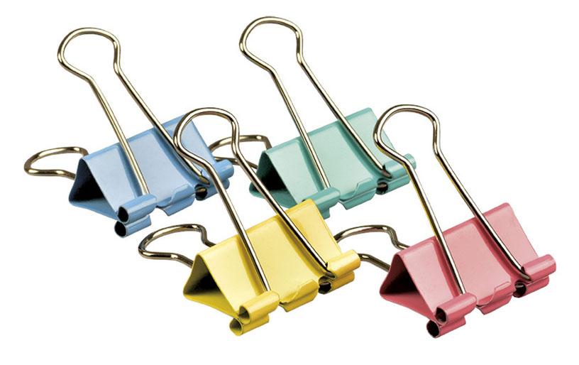 25 mm clips. 48 pieces.