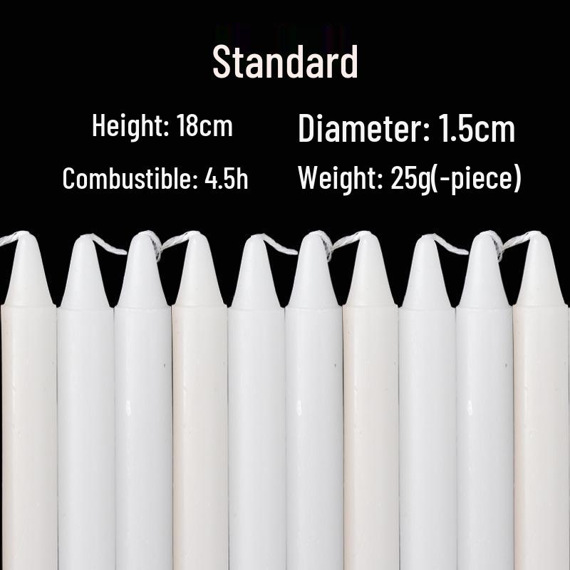 Красные и белые бездымные, без запаха аварийные свечи - устойчивые к прогоранию, с хлопковым фитилем, аварийное освещение