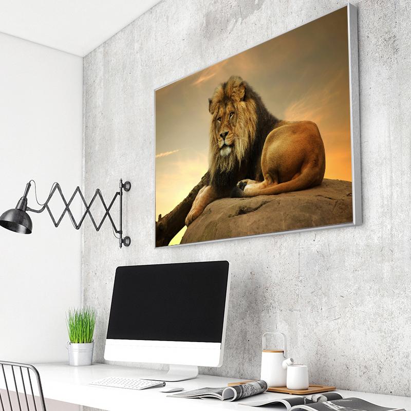 Современные постеры и принты с животными, настенная живопись на холсте, настенные картины со львом для гостиной, украшения дома, безрамные