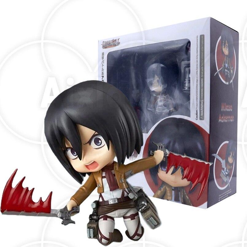 18cm Attack On Titan Figure Rival Ackerman Action Figure Package Ver .Levi Pvc Action Figure Rivaille Collection Model Toys