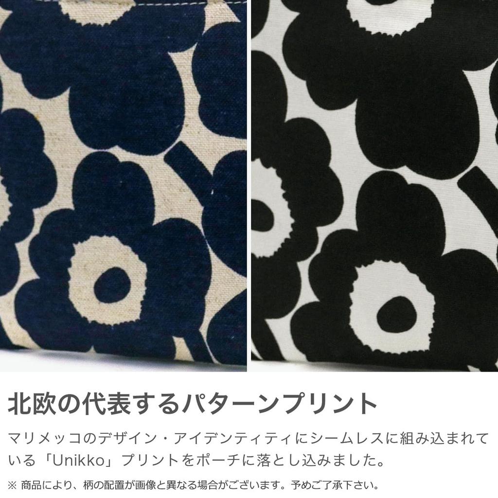 Косметичка Marimekko Mini Unikko Kaika, Женская, Размер 52152209470529, Хлопок x Темно-синий