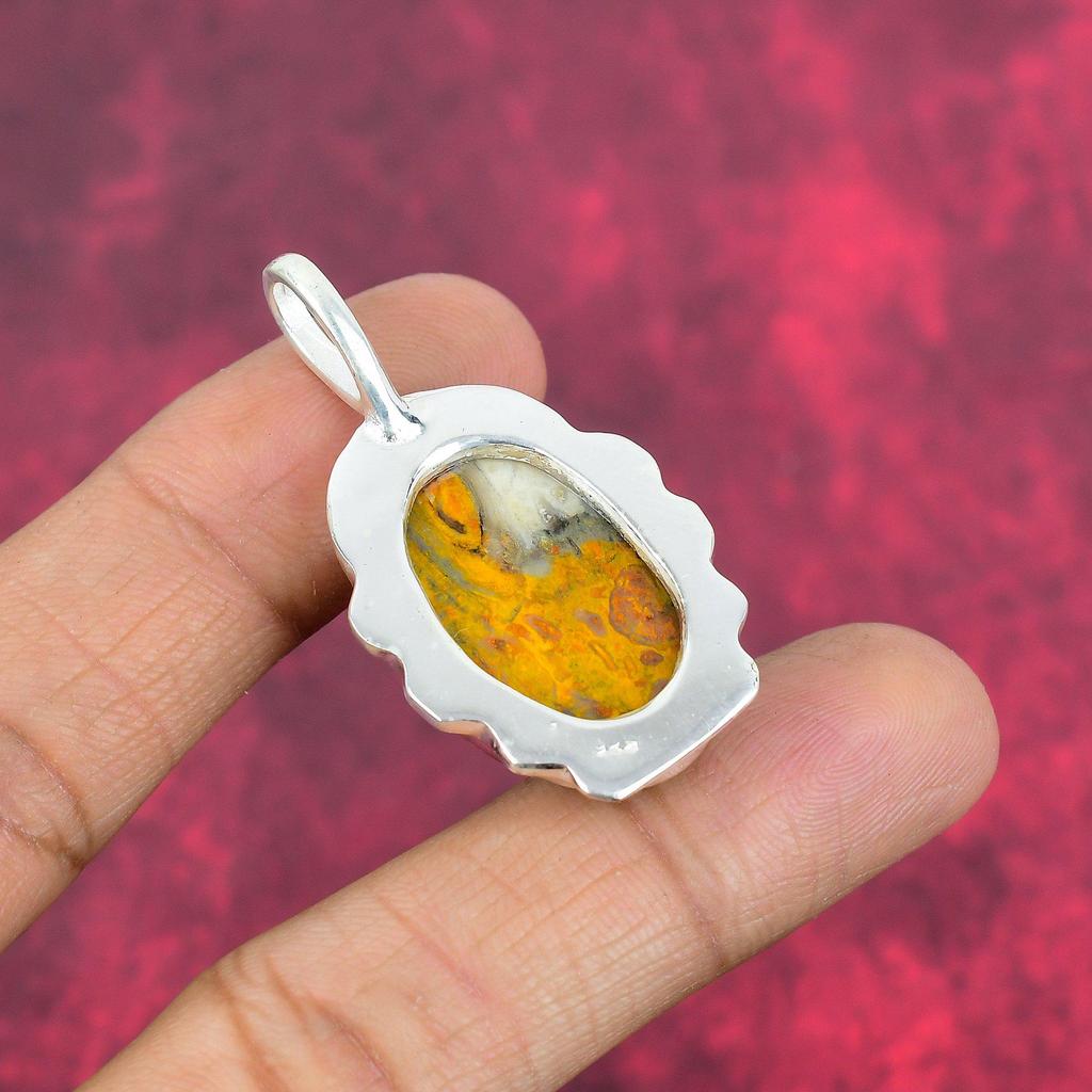 Подвеска «Шмель из яшмы», ювелирные изделия из стерлингового серебра 925 пробы с драгоценными камнями, подвеска ручной работы, на День матери