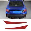 Красный карбоновый спойлер накладка на задний фонарь для Subaru WRX 22-24