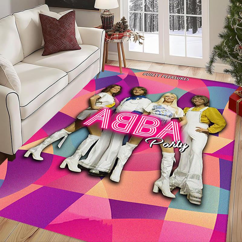 ABBA Iconic Music Legacy carpet Suitable for all seasons floor mats Christmas gifts Protective pad Dormitory decoration