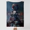 Game SSilent HHill Throw Soft Warm Flannel Blanket Multiuse Throw for Bed Sofa Office Air Conditioning Nap Blanket