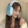 Foldable Plush Ear Muffs for Adult Teens Thick Warm Ear Covers for Great Warmth Cold Weather Winter Activity Ear Protect