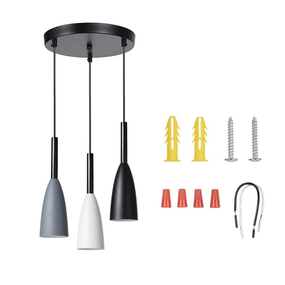 E26 Base Pendant Chandelier 110V Cluster Chandelier Light Hanging Light Fixture  Bedroom