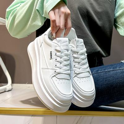 Женская обувь для скейтборда, брендовая дизайнерская белая теннисная обувь, кроссовки на платформе