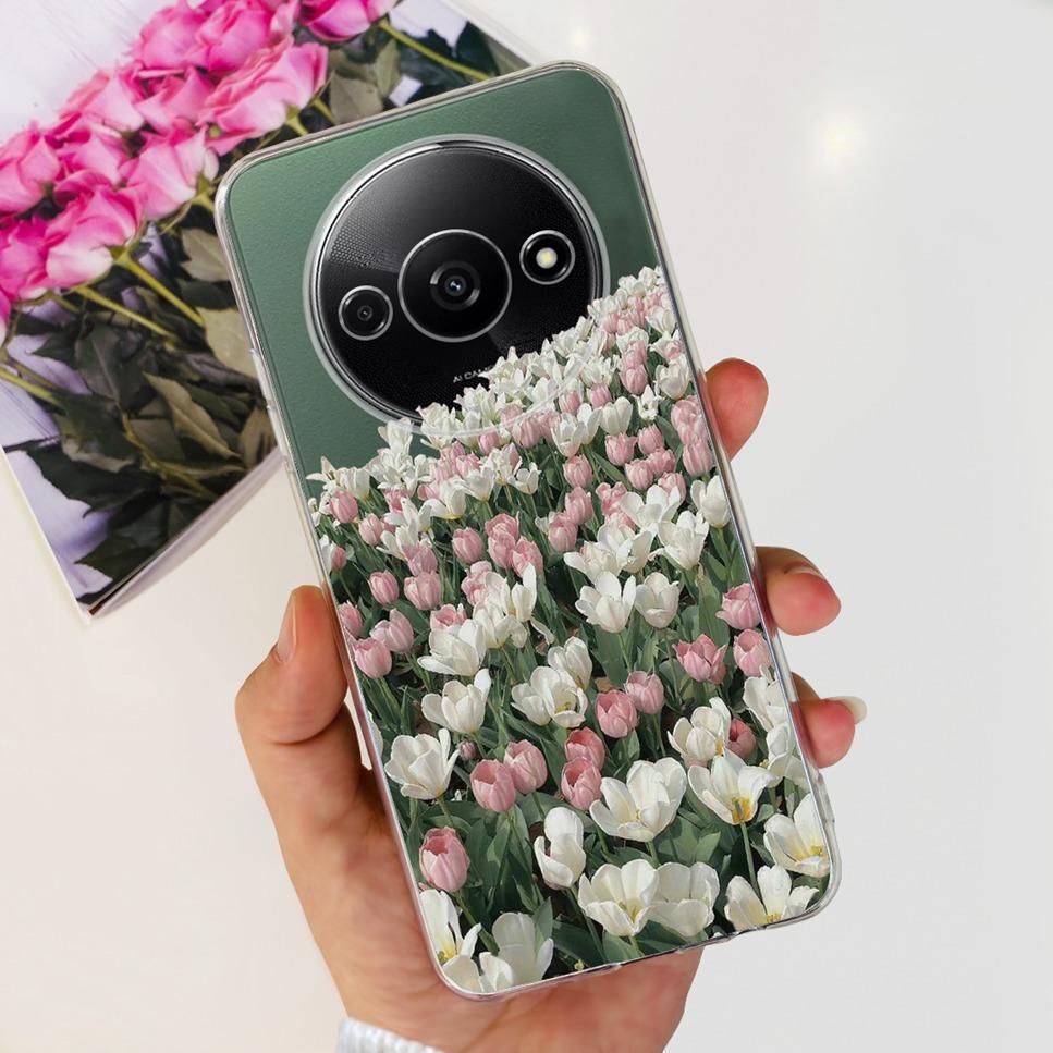 Для Xiaomi Redmi A3 4G Чехол Модная Девочка Мультяшный Принт Мягкий Силиконовый Задний Чехол Для Redmi A3 6.71" Ударопрочный Чехол для Телефона Funda