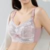 Женское нижнее белье, тонкий регулируемый бюстгальтер большого размера с полной чашкой, бюстгальтер для втягивания груди, бюстгальтер против провисания, бюстгальтер пуш-ап