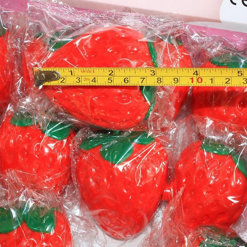 Slow Rising Squishy Strawberry Stress Ball Super Soft Fidget Toy for Anxiety Relief Kids Birthday Party Favor Adult Use