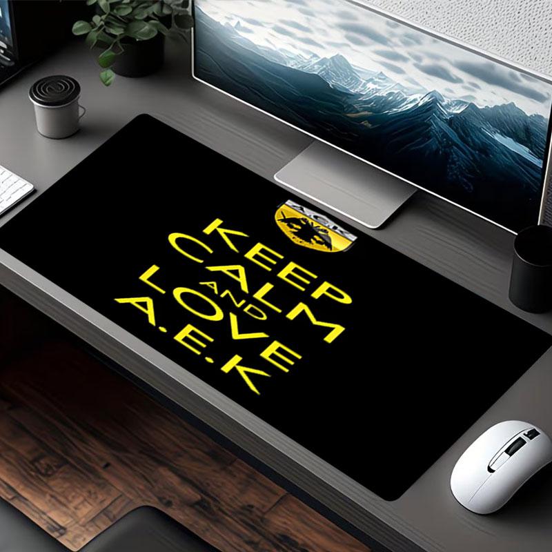 AEK Athens FC Print Mouse Pad, for Keyboard Pad Laptop PC Mat for Office Home Use, Desk Decor, Perfect Birthday Gift for Gamers