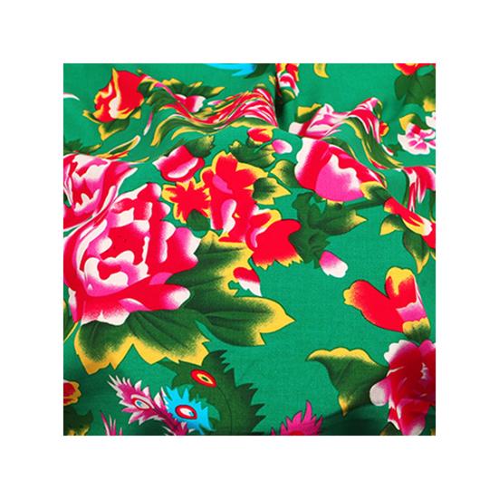 Ткань с цветочным принтом, северо-восточная традиционная лоскутная ткань с цветочным принтом, разноцветная хлопковая ткань для шитья, поделки своими руками