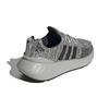 adidas Оригинальные Swift Run 22 J Удобные износостойкие дышащие низкие беговые кроссовки Серый Черный GZ1555