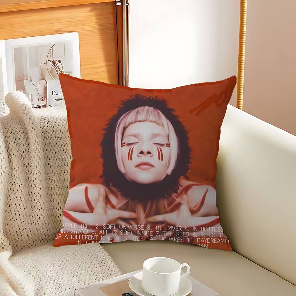 Hot Singer A-Aurora A-Aksnes Pillow Cover Sofa Cushion Cover Home Room Decoration Children Gift