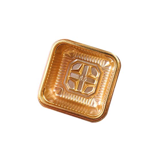 100шт безопасный квадратной формы милый прочный прозрачный контейнер для печенья и конфет контейнер для торта