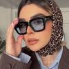 Квадратная маленькая оправа черные модные женские солнцезащитные очки ретро простые подходят для ежедневных поездок на работу шоппинга аксессуары