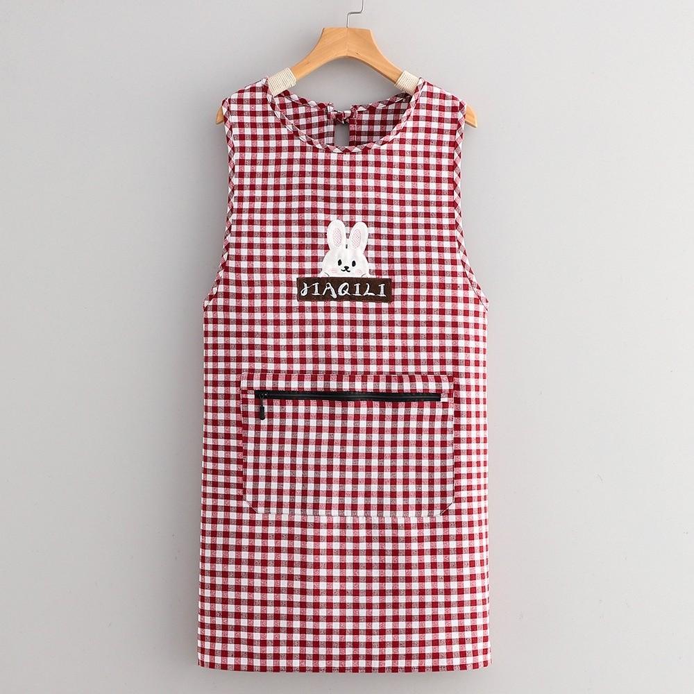 Breathable Stain-Resistant Apron Vest Style Sleeveless Apron New Working Clothes Kitchen