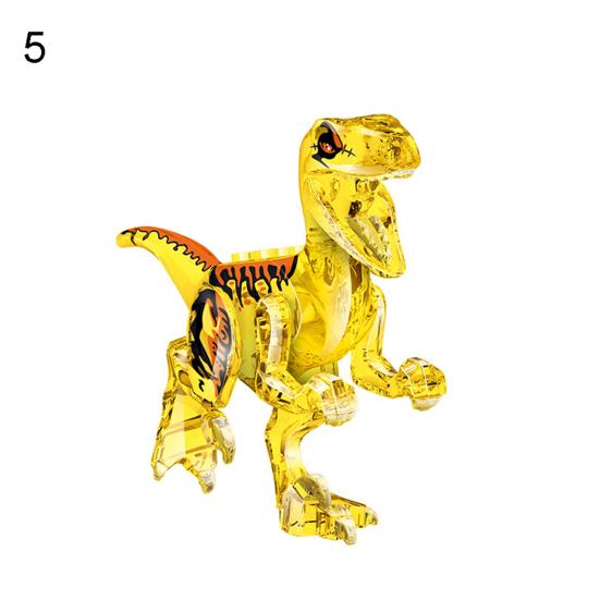 DIY 3D Dinosaur Model Crystal Puzzles Building Blocks Education Kids Toy Gift