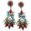 [P7317] - Multicolored 'Sissi' Designer Earrings - 55x25 Mm