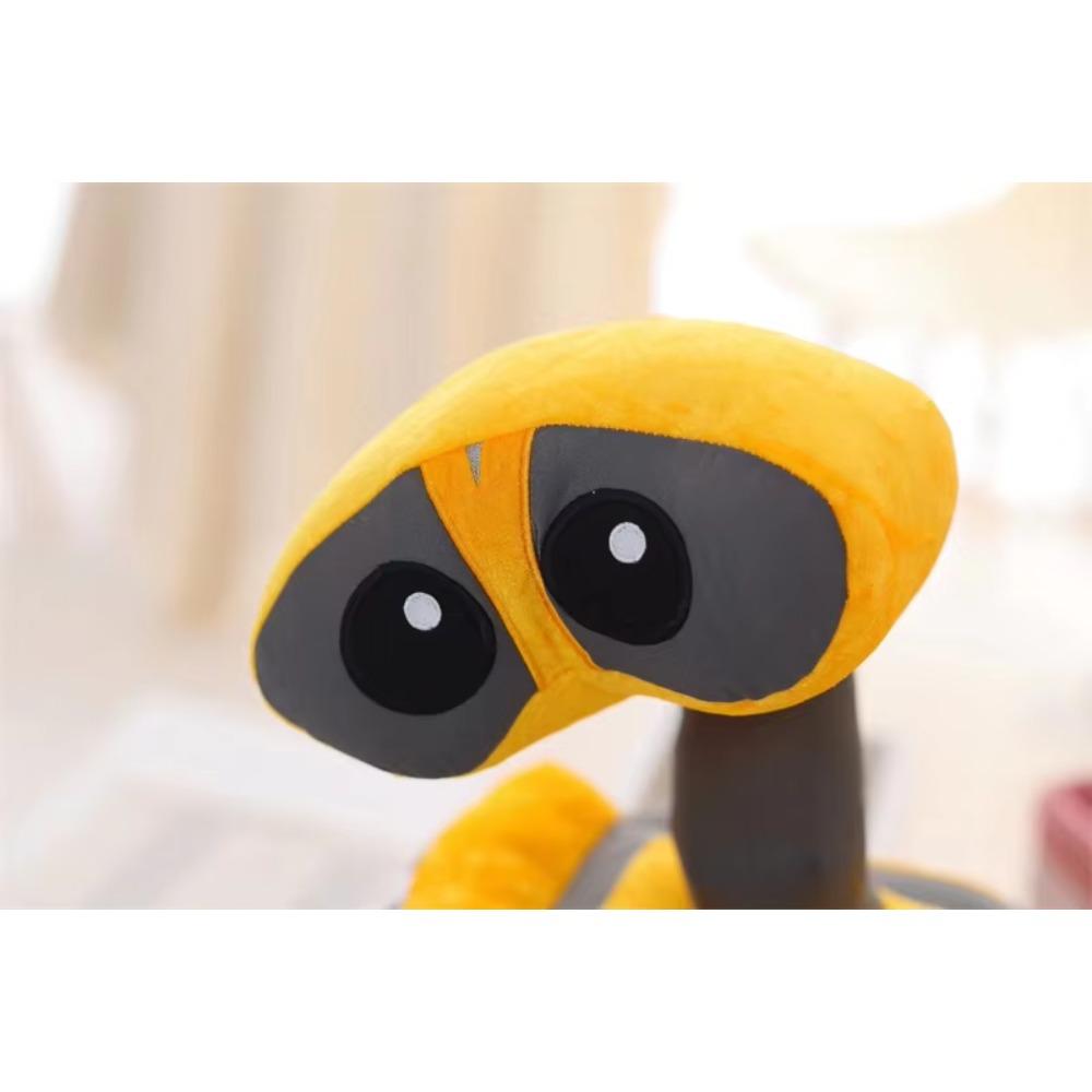 Большая плюшевая игрушка WALL-E Мультяшный яркий робот Плюшевые игрушки Набитые куклы из фильмов и аниме Подушка для дивана и кровати Домашний декор Подарки на день рождения