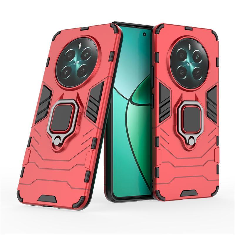 Для Realme 12 Pro + Realme12 Pro Plus 5G 12+ RMX3867 RMX3840 RMX3842 RMX3999 противоударный жесткий чехол-подставка с кольцом для телефона задняя крышка