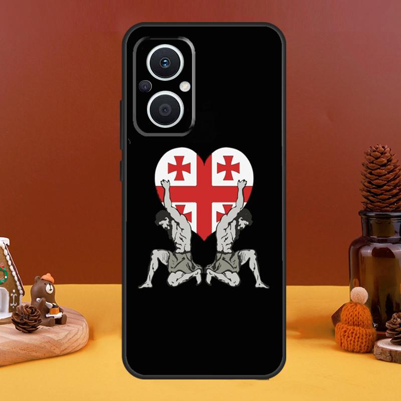 Georgia Flag Case For OPPO Reno 4Z 5Z 8T 10 Pro 11 F 4 6 7 8 5 Lite OPPO Find X6 X5 Pro X2 X3 Lite Cover