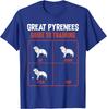 Great Pyrenees Guide To Training Funny Dog Lover Graphic Tee Casual Short Sleeve TShirt For Unisex Women