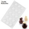15 Cavities Round Ball Shaped Mini Truffle Silicone Mold DIY Dessert Mold Cake Decorating Tools