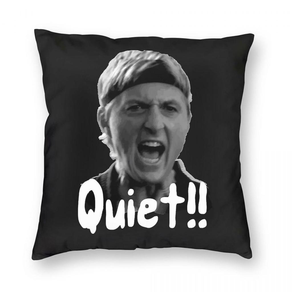 Cobra Kai Johnny Lawrence Quiet Square Pillowcase Polyester Linen Velvet Pattern Zip Decor Sofa Seater Cushion Case