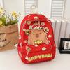 School Bag Cute Cartoon Capybara School Bag Girl Versatile Backpack New Backpack Large Capacity Backpack