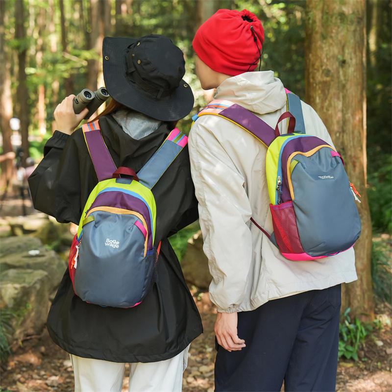 Outdoor Mountaineering Colorful Backpack Women's Lightweight Travel Backpack Student Riding Sports Bag