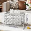 European Style Paper Towel Case Automatic Lift Paper Container Light Luxury Napkin Box  Living Room