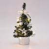 20/30cm Artificial Christmas Tree with LED Light Balls 2025 Christmas Decoration for Home 2025 New Year Gift Xmas Table Ornament