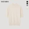  She S miSS вязаный свитер с воротником-стойкой и коротким рукавом SSkpop12080