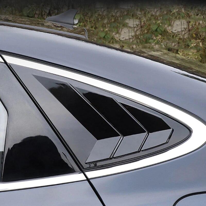 Заднее боковое окно автомобиля, накладка на шторку для Hyundai Sonata DN8 2022, автомобильные аксессуары