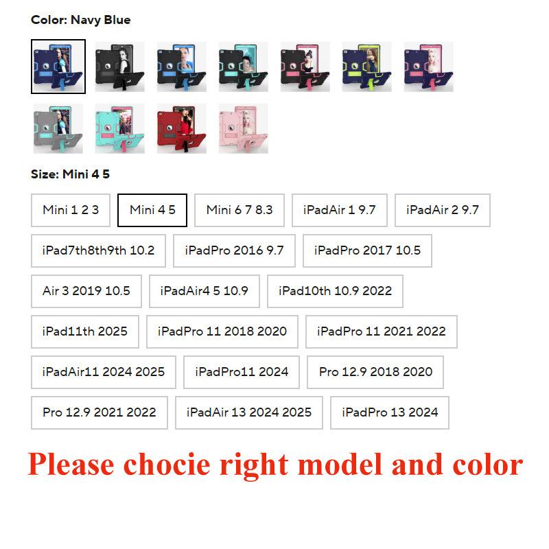 Case For iPad 12th A19 2026 11th 10th Air 4 5 6 Pro 11 13 10.5 5th 6th 9.7 9th 10.2 Mini 6 7 Luxury Leather Wallet Stand Tablet Cover