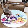 Коврик-сиденье My Little Pony Круглый ковер - Домашний декор, Ковер для дивана, Офисный коврик, Подарок для всех комнат0227b