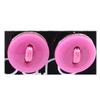 [R8196] - Pink 'Buttons' Earrings - 13 Mm