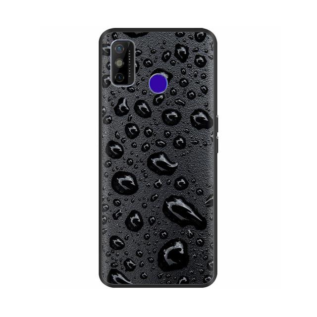 Для Tecno Spark 6 Go чехол для телефона Мягкая силиконовая задняя крышка с рисунком для Tecno Spark 6 Go Spark6 Go Черный ТПУ милый мультяшный бампер