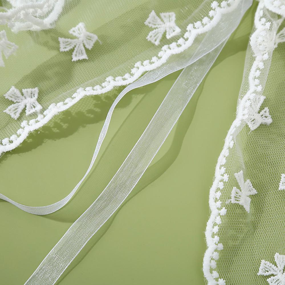 2Pcs/set Lace Bow-knot Curtain Strap Adjustable Window Curtain Buckles Creative Curtain Fixator